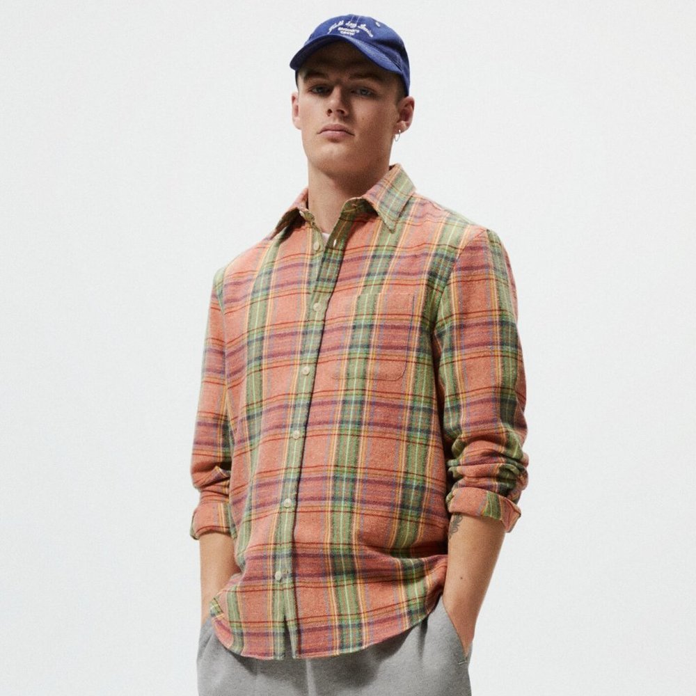 Zara Checked Flannel Shirt